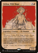 Delina, Wild Mage (Showcase) (AFR-317)  Foil - Adventures in the Forgotten Realms: (Showcase)