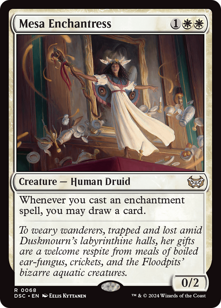 Mesa Enchantress (DSC-068)  - Duskmourn: House of Horror Commander