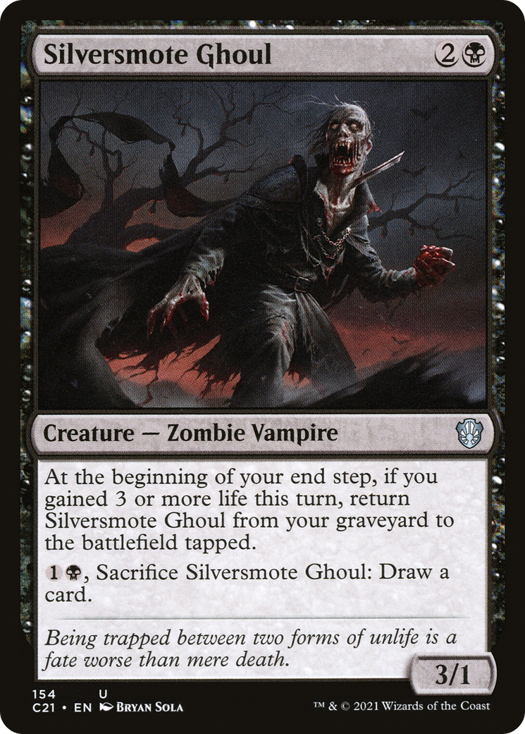 Silversmote Ghoul (C21-154)  - Commander 2021