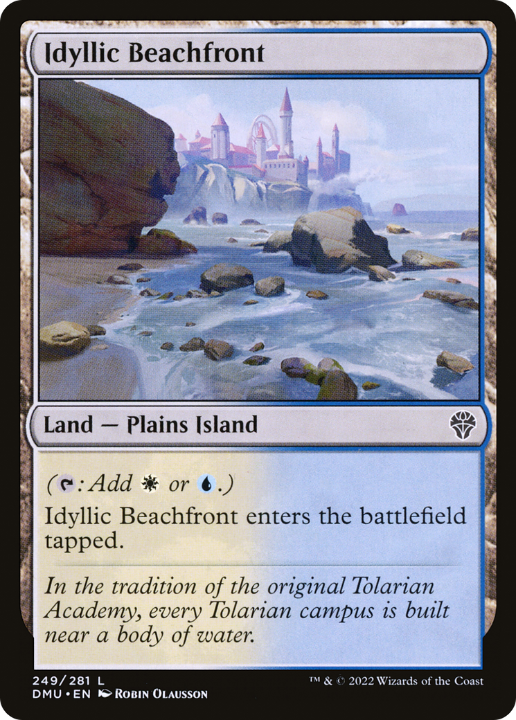 Idyllic Beachfront (DMU-249)  Foil - Dominaria United