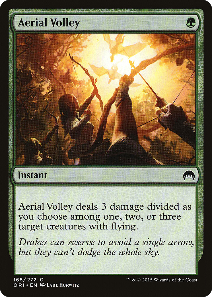 Aerial Volley (ORI-168)  Foil - Magic Origins