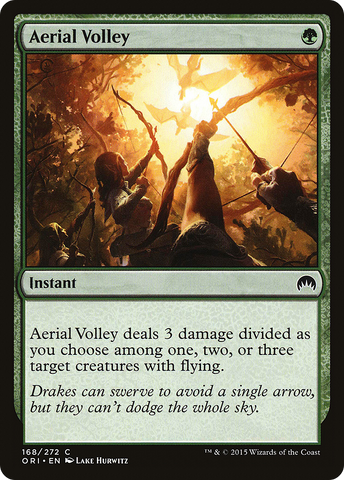 Aerial Volley (ORI-168)  Foil - Magic Origins