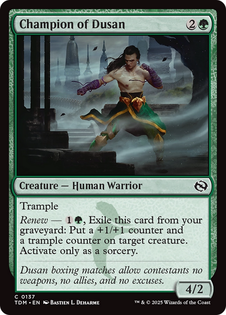Champion of Dusan (TDM-137)  - Tarkir: Dragonstorm