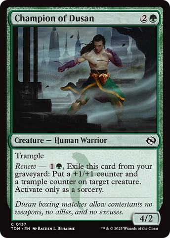 Champion of Dusan (TDM-137)  - Tarkir: Dragonstorm