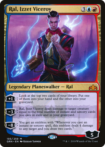 Ral, Izzet Viceroy (GRN-195)  - Guilds of Ravnica