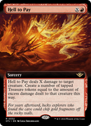 Hell to Pay (Extended Art) (OTJ-332)  Foil - Outlaws of Thunder Junction: (Extended Art)