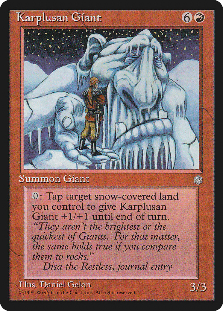 Karplusan Giant (ICE-)  - Ice Age