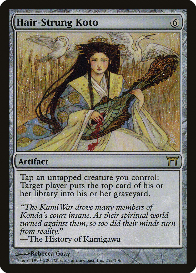 Hair-Strung Koto (CHK-252)  - Champions of Kamigawa