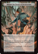 Behold the Power of Destruction (Full Art) (A:DSC-328)  - Duskmourn: House of Horror Commander