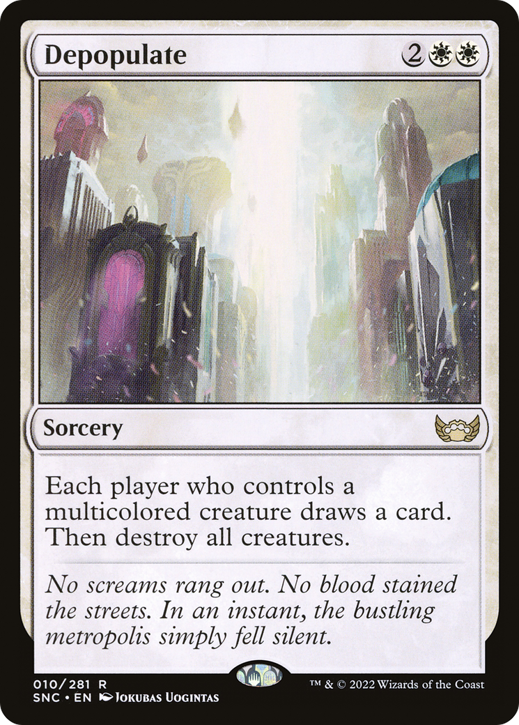 Depopulate (SNC-010)  Foil - Streets of New Capenna