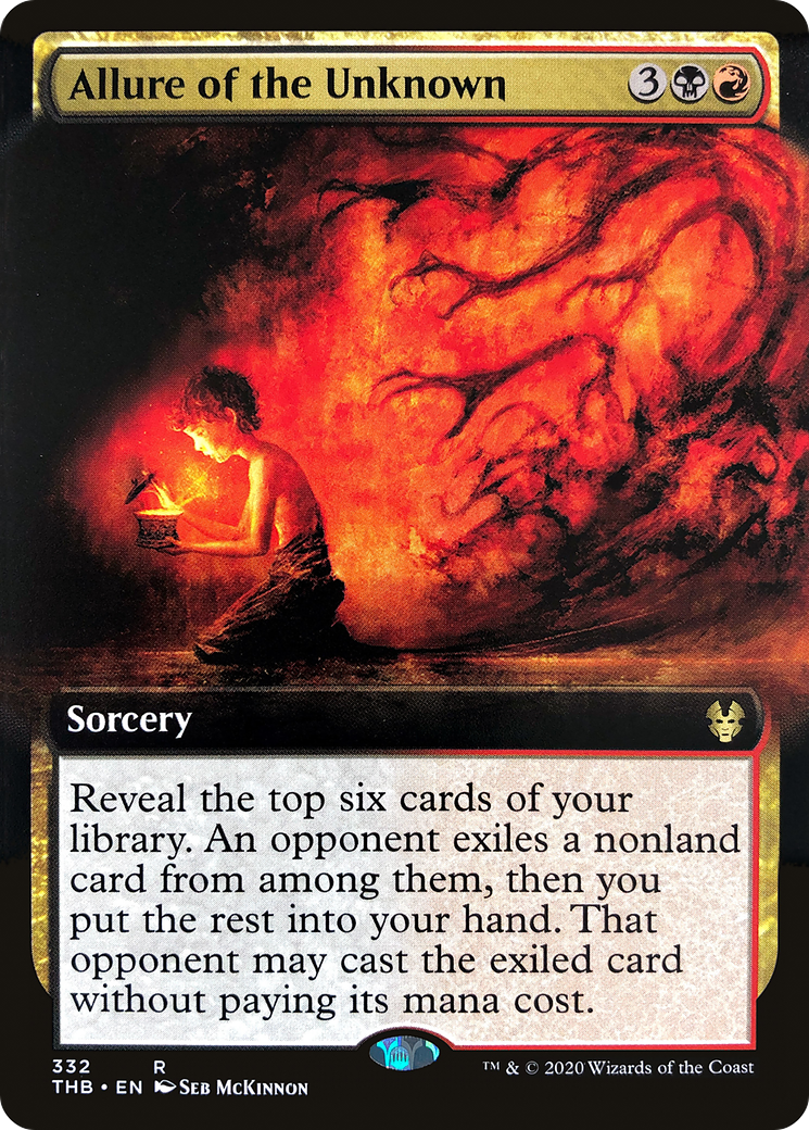 Allure of the Unknown (Extended Art) (THB-332)  - Theros Beyond Death