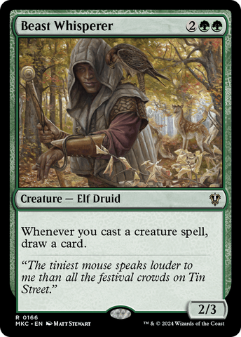 Beast Whisperer (MKC-166)  - Murders at Karlov Manor Commander