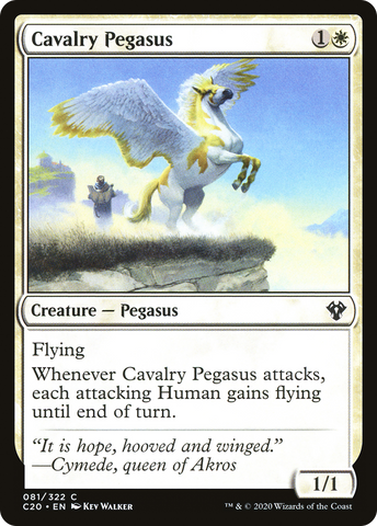 Cavalry Pegasus (C20-081)  - Commander 2020