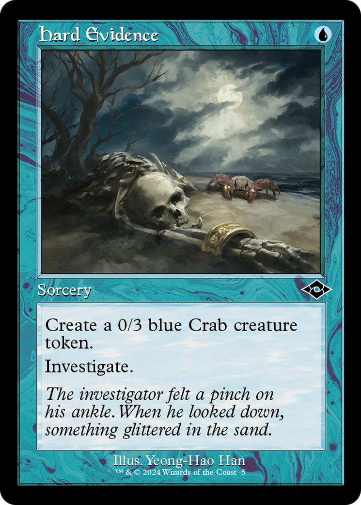 Hard Evidence (Retro Frame) (MH2-005)  - Modern Horizons 2 Timeshifts