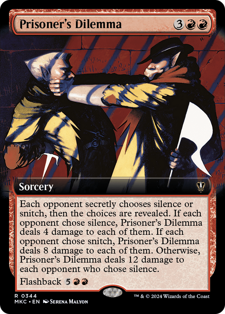Prisoner's Dilemma (Extended Art) (MKC-344)  - Murders at Karlov Manor Commander: (Extended Art)