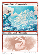 Snow-Covered Mountain (White Border) (MB2-119)  - Mystery Booster 2: (snow)