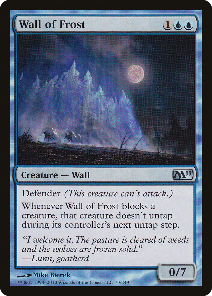 Wall of Frost (M11-079)  Foil - Magic 2011