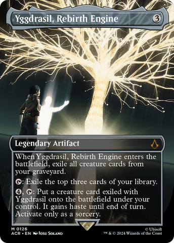 Yggdrasil, Rebirth Engine (Borderless) (ACR-126)  Foil - Assassin's Creed