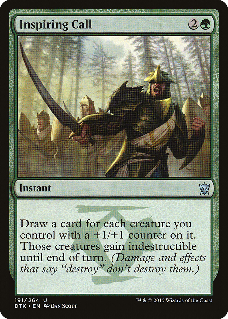 Inspiring Call (DTK-191)  Foil - Dragons of Tarkir