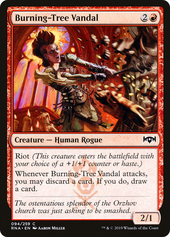 Burning-Tree Vandal (RNA-094)  Foil - Ravnica Allegiance