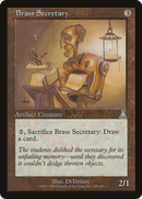Brass Secretary (UDS-128)  Foil - Urza's Destiny
