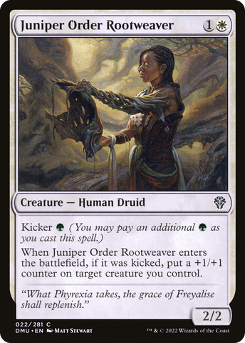 Juniper Order Rootweaver (DMU-022)  - Dominaria United