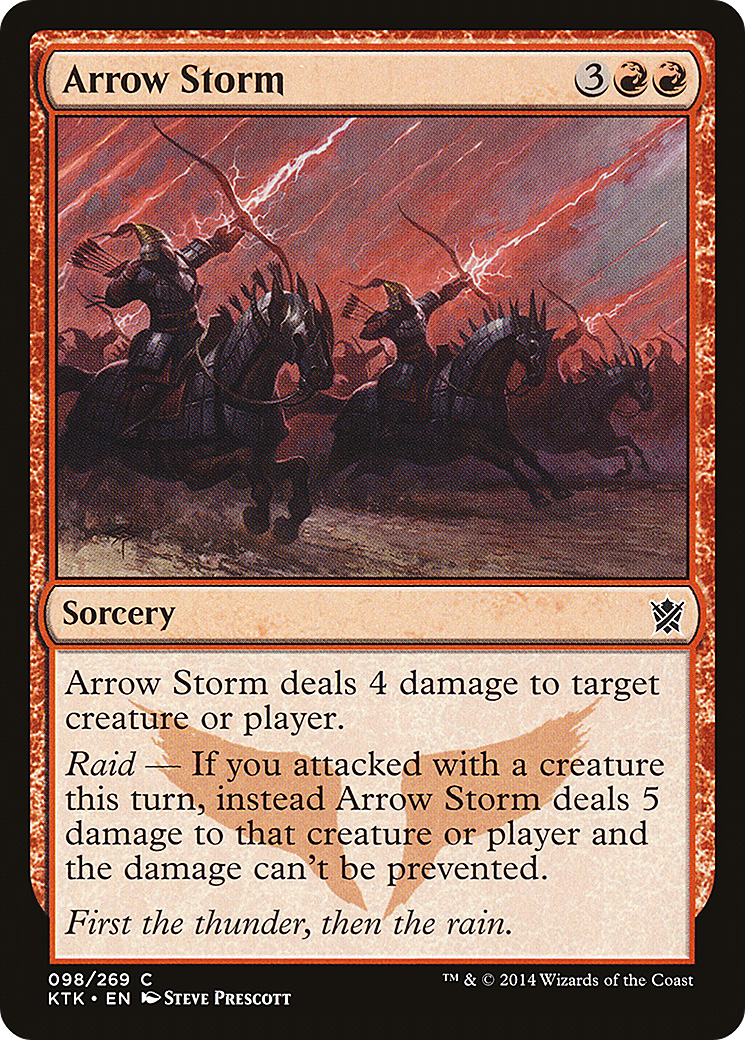 Arrow Storm (KTK-098)  - Khans of Tarkir