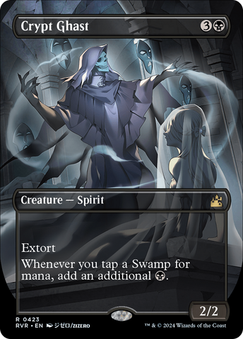 Crypt Ghast (Anime Borderless) (RVR-423)  Foil - Ravnica Remastered