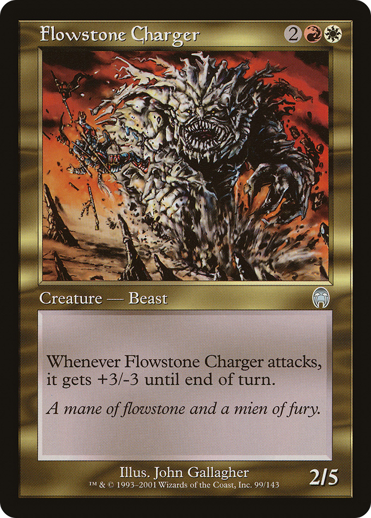 Flowstone Charger (APC-099)  Foil - Apocalypse