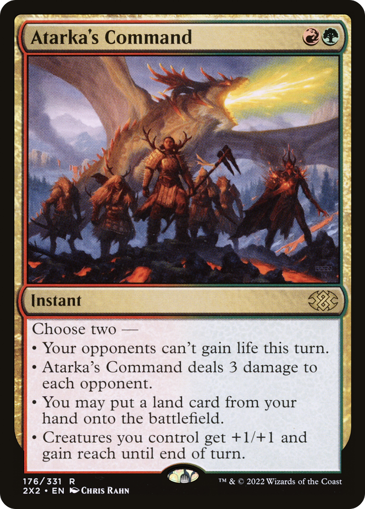 Atarka's Command (2X2-176)  - Double Masters 2022