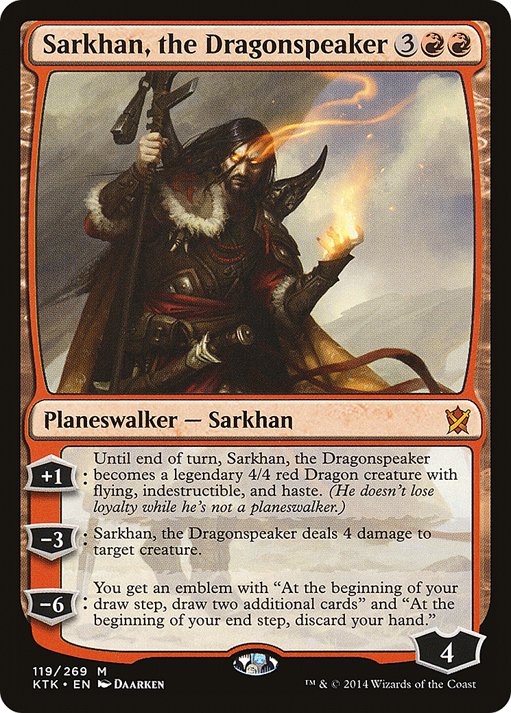 Sarkhan, the Dragonspeaker (KTK-119)  - Khans of Tarkir