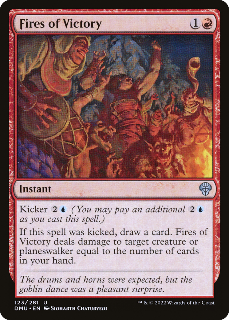 Fires of Victory (DMU-123)  Foil - Dominaria United