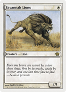 Savannah Lions (8ED-043) - Eighth Edition