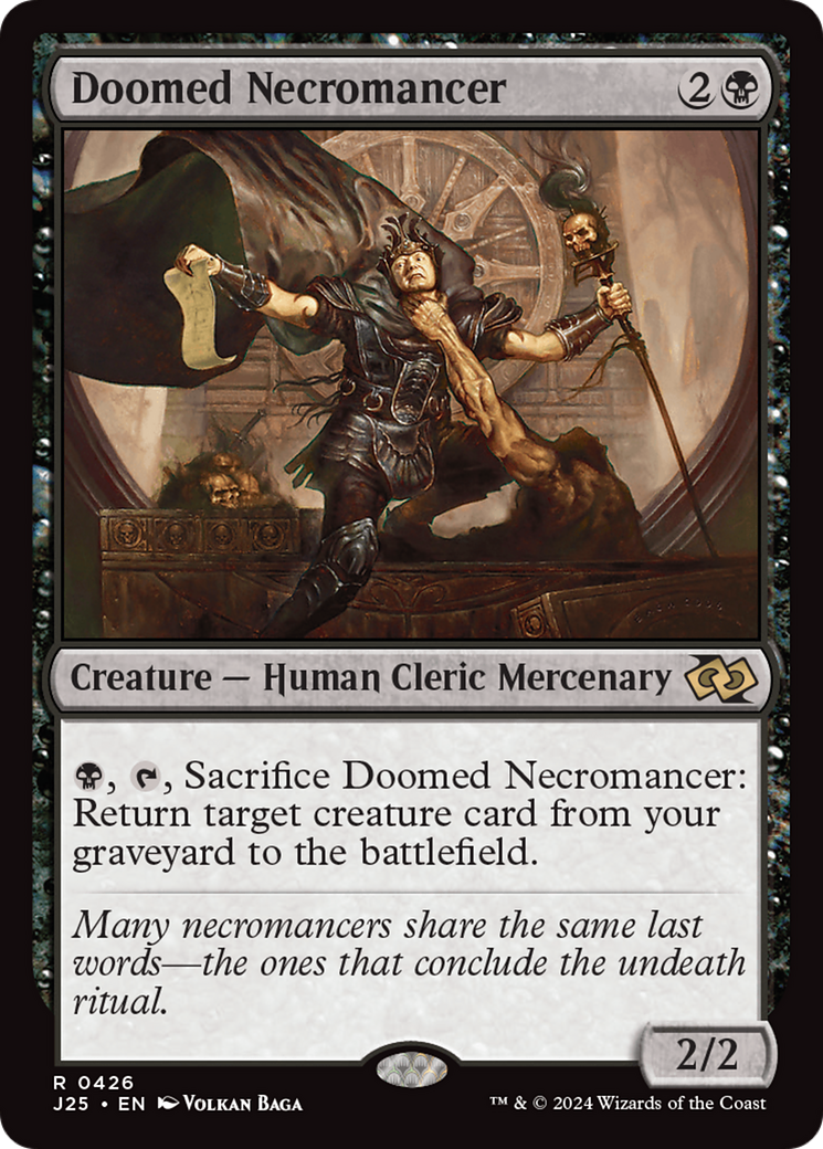 Doomed Necromancer (J25-426)  - Foundations Jumpstart