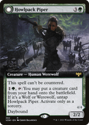 Howlpack Piper (Extended Art) (VOW-392)  - Innistrad: Crimson Vow: (Extended Art, Double Faced Transform)