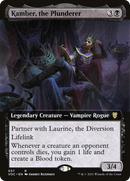 Kamber, the Plunderer (Extended Art) (VOC-057)  - Crimson Vow Commander: (Extended Art)