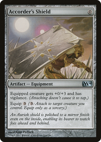 Accorder's Shield (M14-204)  Foil - Magic 2014