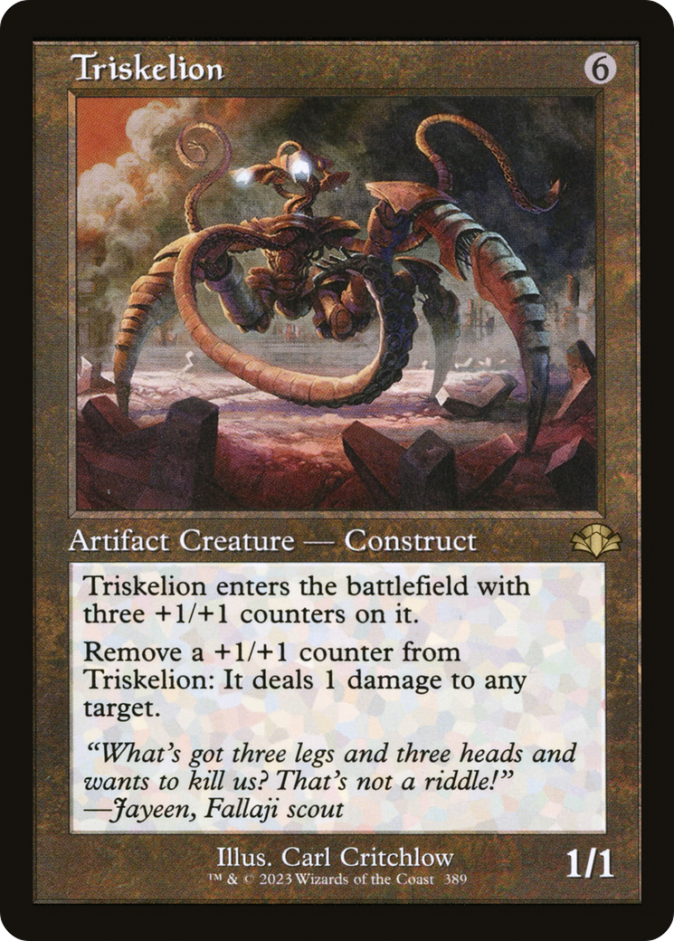 Triskelion (Retro Frame) (DMR-389)  Foil - Dominaria Remastered