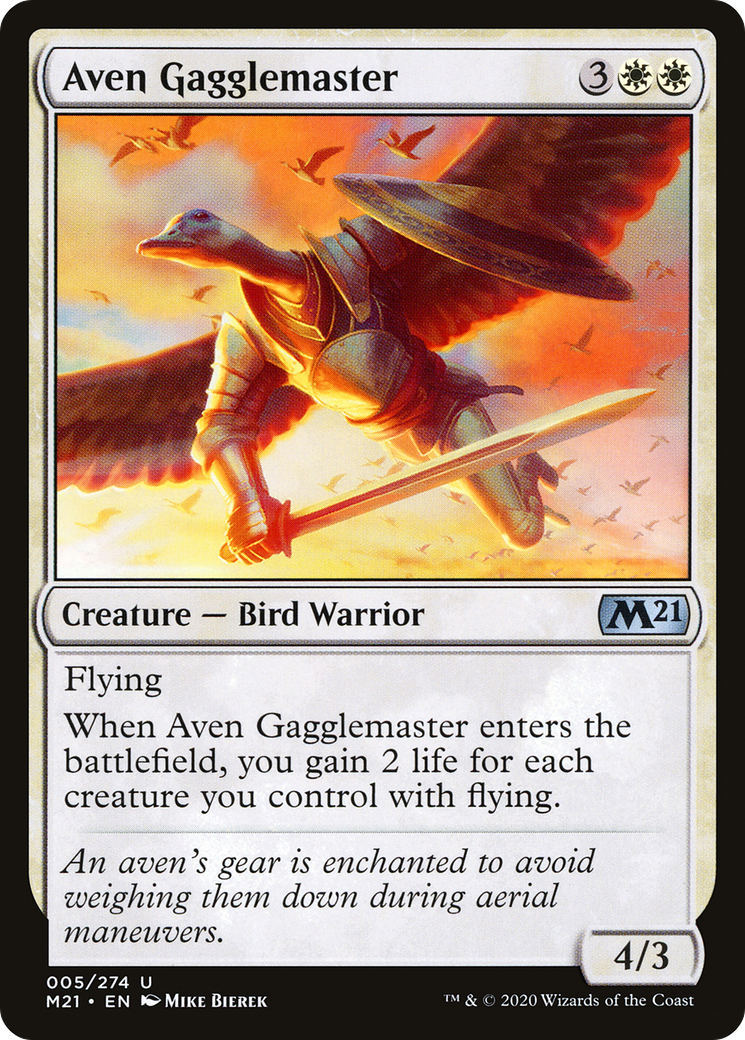 Aven Gagglemaster (M21-005)  - Core Set 2021
