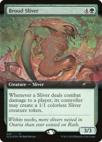 Brood Sliver (Extended Art) (SLD-647)  Foil - Secret Lair Drop: (Extended Art)