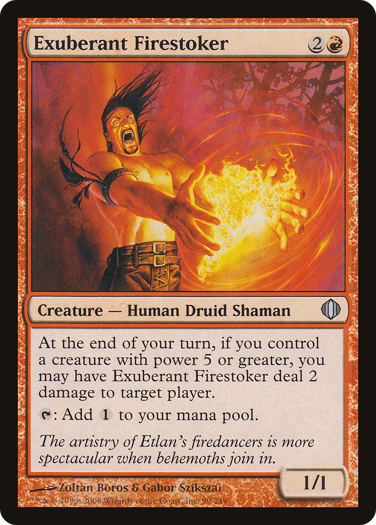 Exuberant Firestoker (ALA-099)  Foil - Shards of Alara