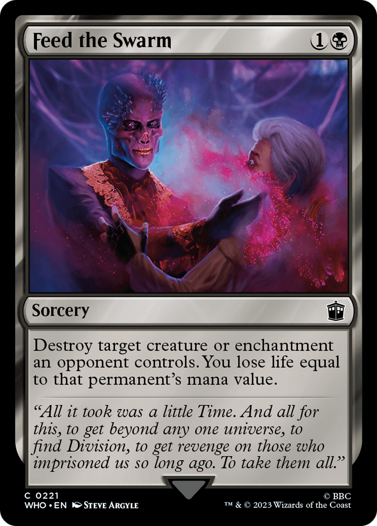 Feed the Swarm (WHO-221)  Foil - Doctor Who