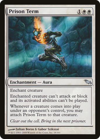 Prison Term (SHM-018)  Foil - Shadowmoor