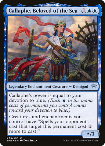 Callaphe, Beloved of the Sea (THB-045)  - Theros Beyond Death