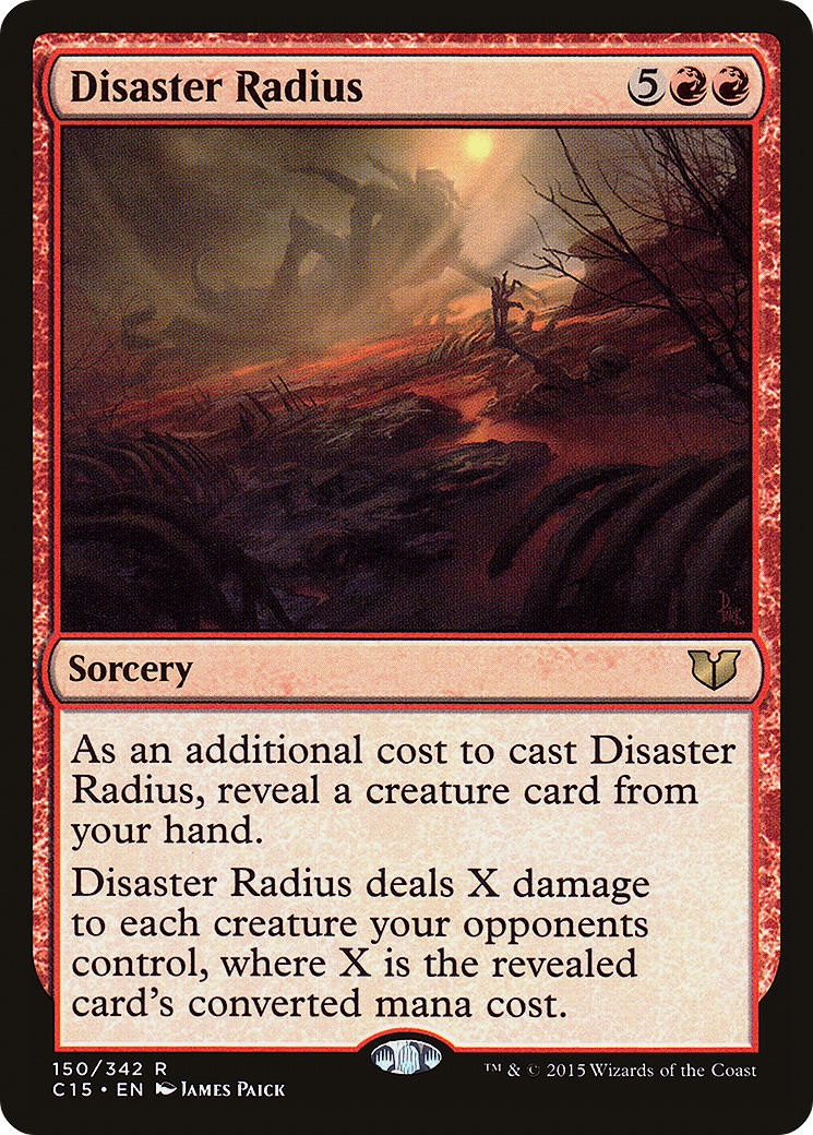 Disaster Radius (C15-150)  - Commander 2015