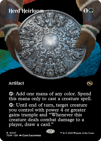 Herd Heirloom (Borderless) (TDM-347)  Foil - Tarkir: Dragonstorm: (Showcase)