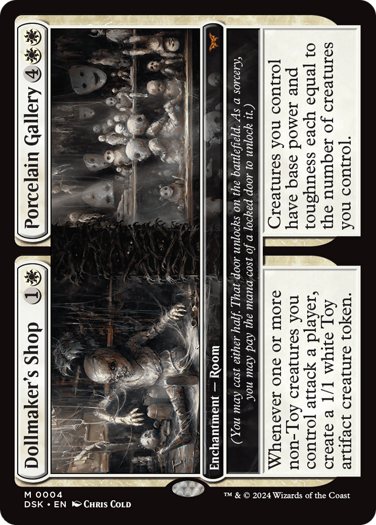 Dollmaker's Shop // Porcelain Gallery (DSK-004)  Foil - Duskmourn: House of Horror