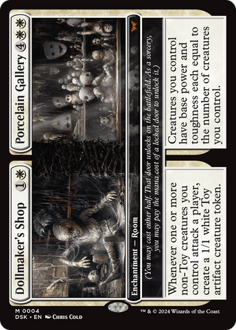 Dollmaker's Shop // Porcelain Gallery (DSK-004)  Foil - Duskmourn: House of Horror