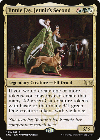 Jinnie Fay, Jetmir's Second (SNC-195)  Foil - Streets of New Capenna