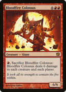 Bloodfire Colossus (9ED-177★) - Ninth Edition Foil